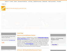 Tablet Screenshot of iesnewengland.com
